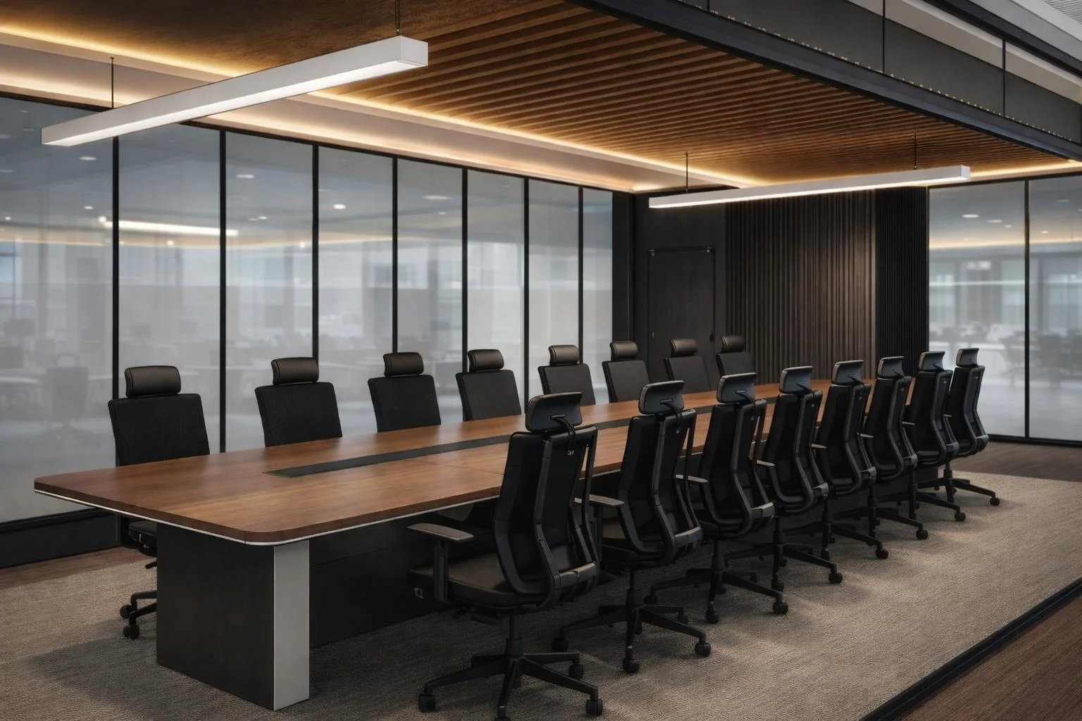 Conference room interior at Patil I-Labs — enlarged