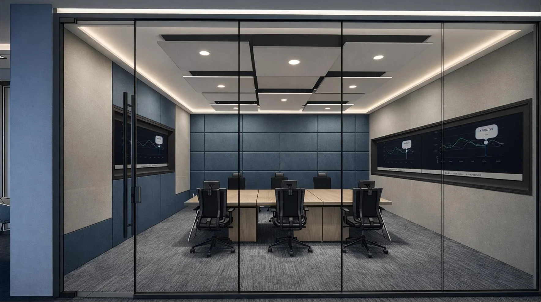 Meeting room interior at ION Exchange — enlarged